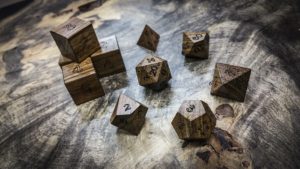 Curly Shedua Polyhedral Dice