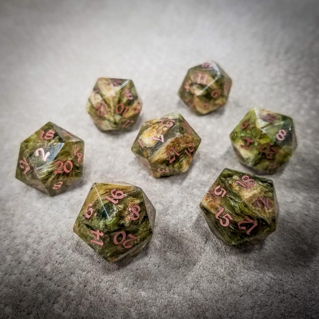 Hops (Beer) Dice Artisan Dice