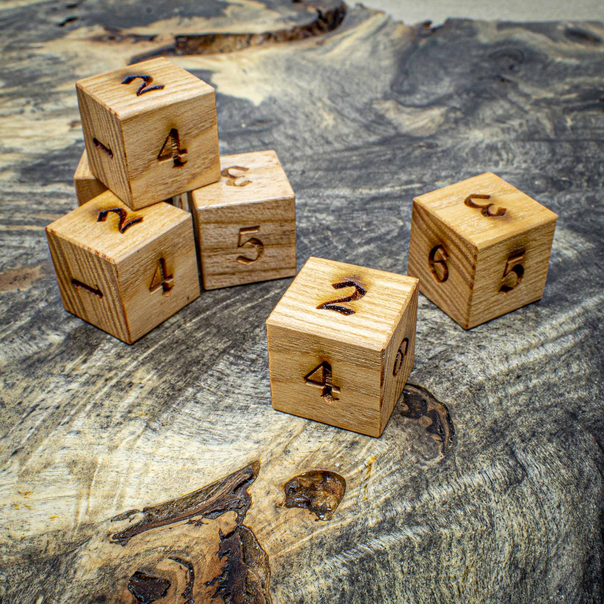 Kentucky Coffee 6d6 Dice Set Artisan Dice