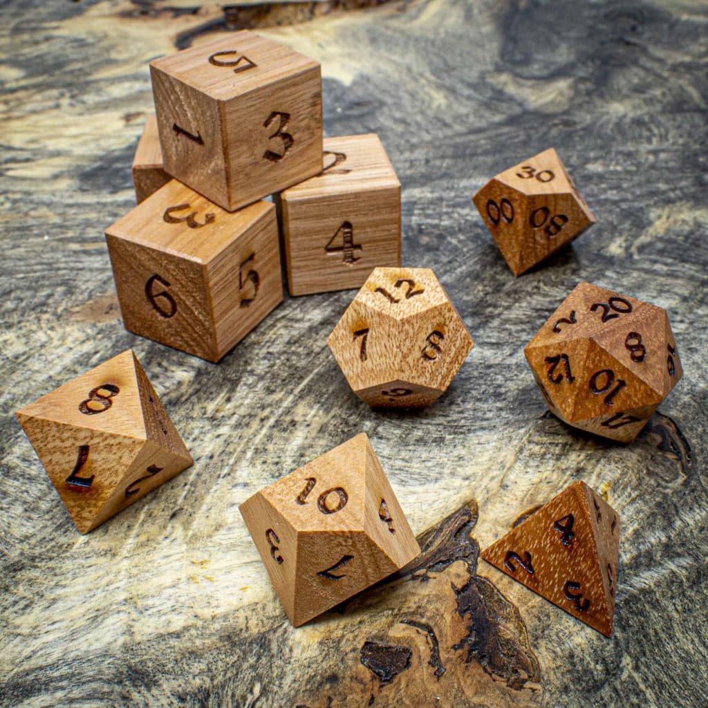 Lyptus Polyhedral Dice Set Artisan Dice
