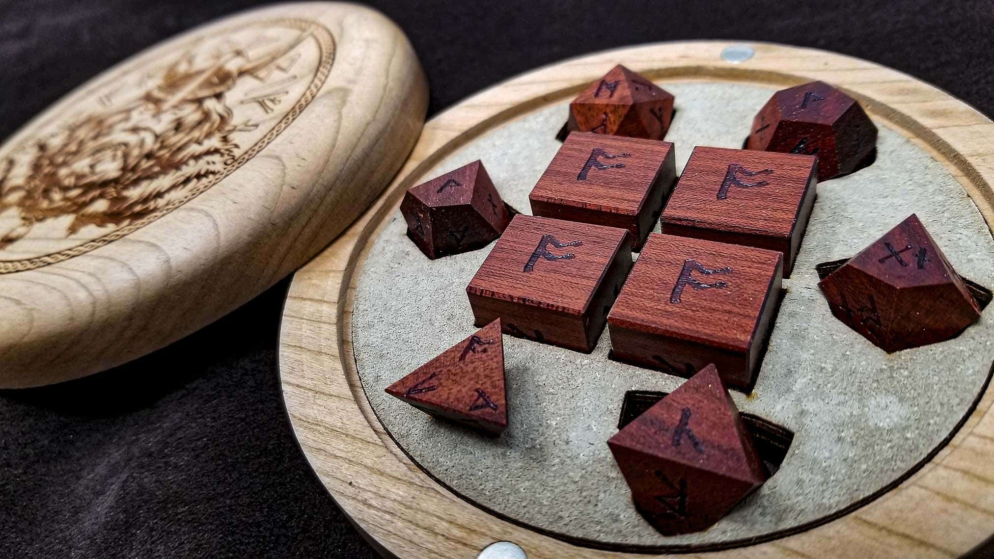 Barbarian Box and Dice in Front Banner
